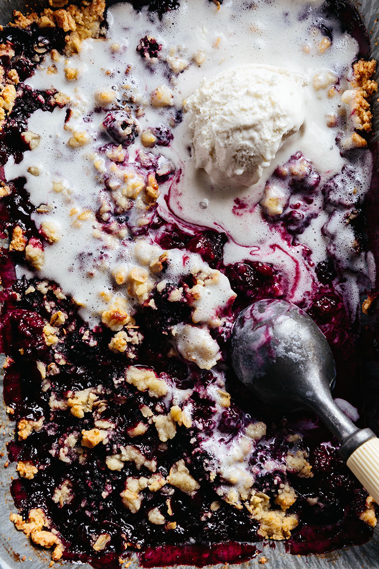 Kristin Teig Photography | Blackberry Crumble for Bakers Royale