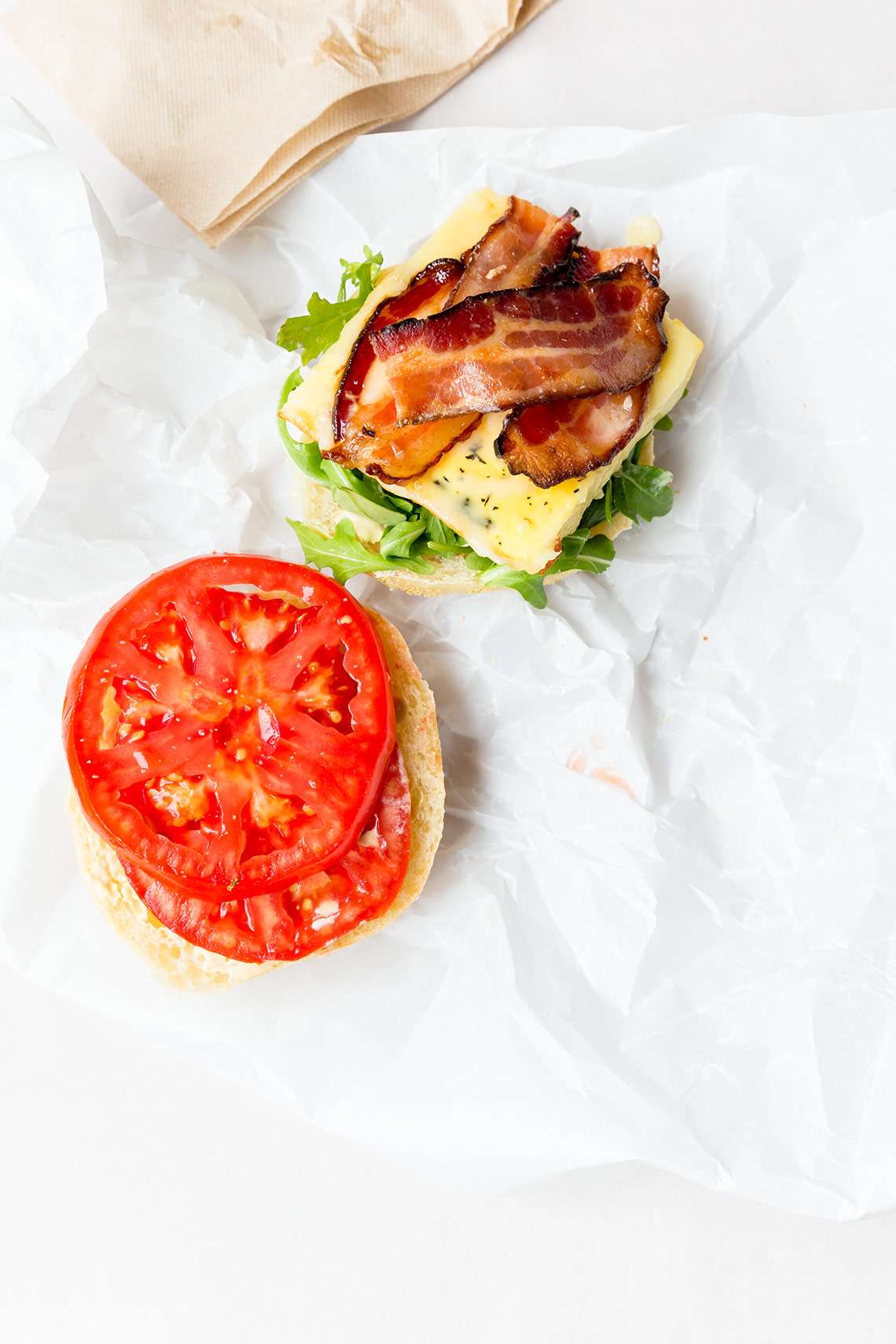 Kristin Teig Photography | Egg and bacon sandwich from Flour Bakery