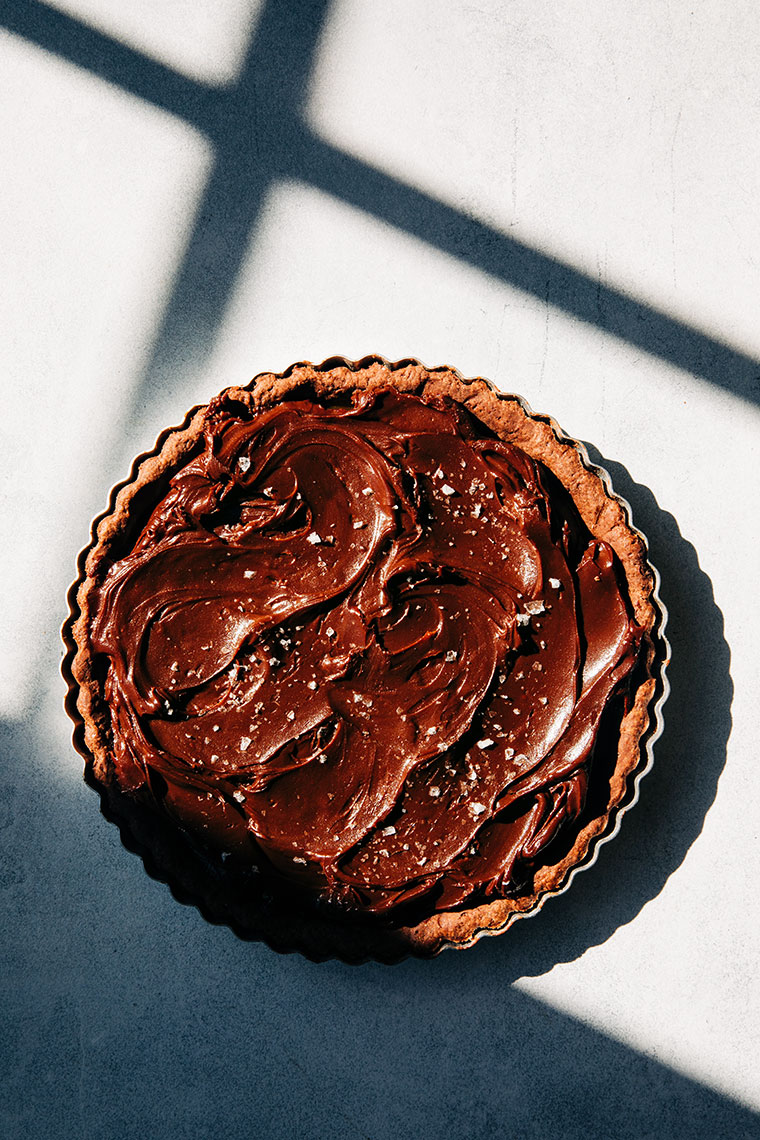 Kristin Teig Photography | Salted Chocolate Tart